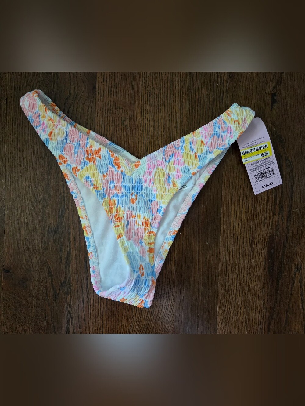 New Wild Fable Womens XS 0/2 Floral Ruched Bikini Bottom